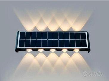 faro solare 10 led