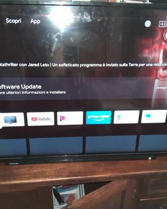 Tv toschiba 43''tv smart parette funzionante