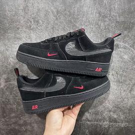 Sneakers Nike Air Force 1 in pelle, nere, taglia41