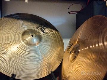 Crash paiste 5 e ride paiste 3