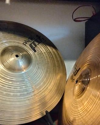 Crash paiste 5 e ride paiste 3