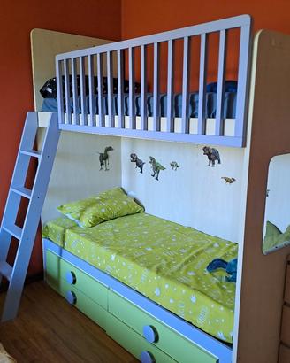 letto a castello + materassi