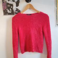 Maglione Peloso Rosso Piazza Italia Cozy