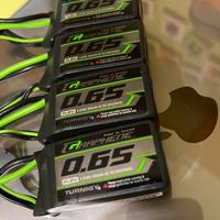 6 Batterie LiPo 4S 650mAh Turnigy Graphene