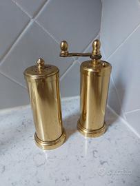 Sale e pepe ottone vintage