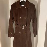 Trench velluto vintage '80 spagnolo tg.40