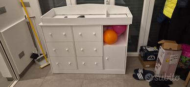 Cassettiera Fasciatoio usata 