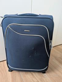 Trolley Carpisa Blu-valigia Morbida 2 Ruote (Usata