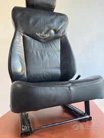 Sedile in pelle nera lato passeggero Chatenet CH22