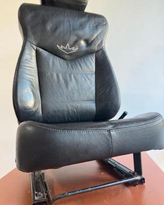 Sedile in pelle nera lato passeggero Chatenet CH22