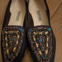 Scarpe mocassino blu scuro Raffael