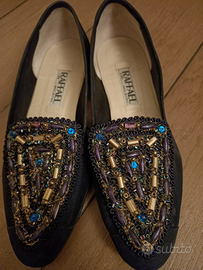 Scarpe mocassino blu scuro Raffael