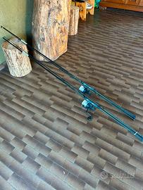 Kit Carpfishing Caperlan - 2 Canne Big Runner + Mu