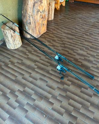 Kit Carpfishing Caperlan - 2 Canne Big Runner + Mu