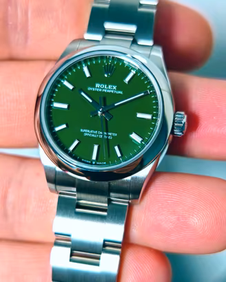 Rolex OP 31 lady verde 277200 nuovo 07/2026 ITA