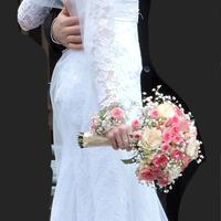 abito da sposa bianchissimo xs-s 