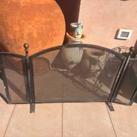 Parafuoco in ferro battuto