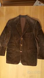 Giacca in velluto a coste marrone Tg M