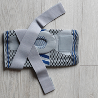 Tutore ginocchio con compressione bende elastiche