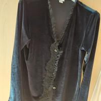 Pigiama Infiore di velluto nero