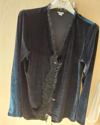 Pigiama Infiore di velluto nero