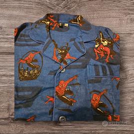Pigiama Spiderman Bambino 134cm Nuovo