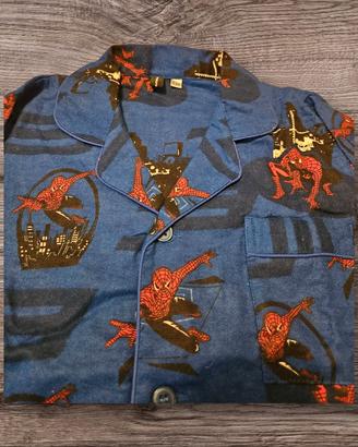 Pigiama Spiderman Bambino 134cm Nuovo