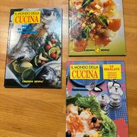 Tris libri Il Mondo della Cucina