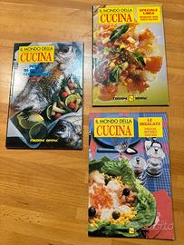 Tris libri Il Mondo della Cucina