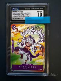 One Piece Monkey D. Luffy P-041 promo JP CGC 10