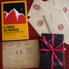 Libro Thriller Il Sangue dei Papaveri" + Gadget