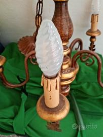 lampadario vintage anni 50 