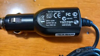 TOMTOM Go Car Charger 1.2A NUOVO caricatore auto