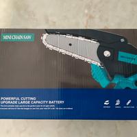 Mini Motosega 21V nuova sigillata potatura giardin