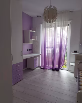Cameretta Singola colore bianco - viola