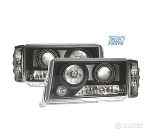 FARI MERCEDES 190 W201 82-93 LENTE FONDO NERO