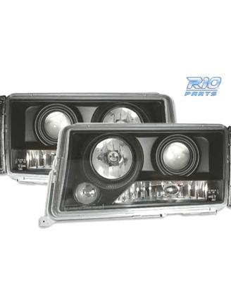 FARI MERCEDES 190 W201 82-93 LENTE FONDO NERO