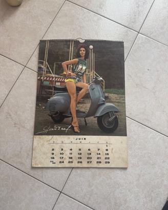 Calendario vespa 1963