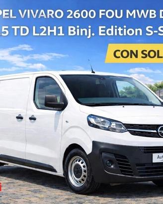 OPEL 1.5 vivaro 120CV S&S L2 h1 doppia porta later