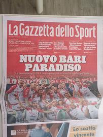 Speciale Bari calcio promozione in B. No Ultras.