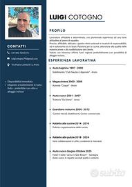 Aiuto cuoco, magazziniere , ecc. ecc