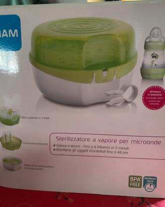 Sterilizzatore a vapore per microonde
