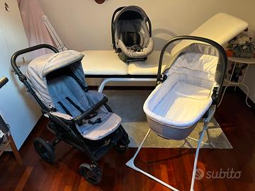 Passeggino trio cam dynamico grigio