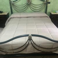 Piumone per letto matrimoniale double face beige