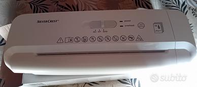 Distruggidocumenti SilverCrest, ideale per uso dom