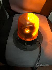 Girofaro lampeggiante arancione girevole 12v