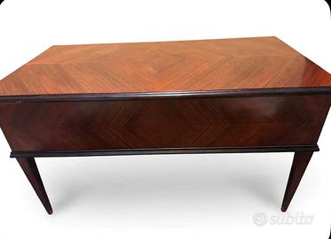 Scrivania Vintage in Palissandro 149x79 5 Cassetti