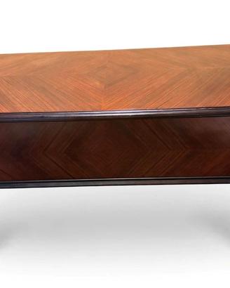Scrivania Vintage in Palissandro 149x79 5 Cassetti