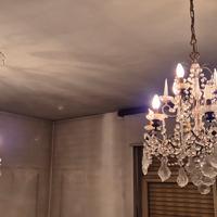 Coppia lampadari a gocce