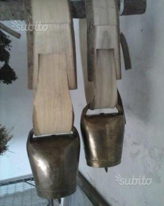 Collari/cerchi porta campane/campanacci in legno